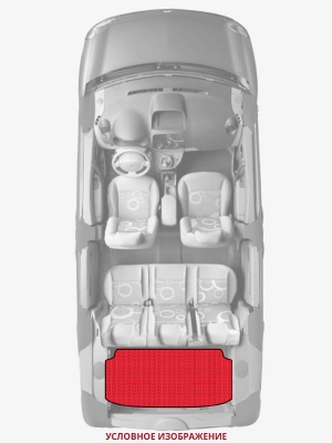 ЭВА коврики «Queen Lux» багажник для Chery Tiggo 3